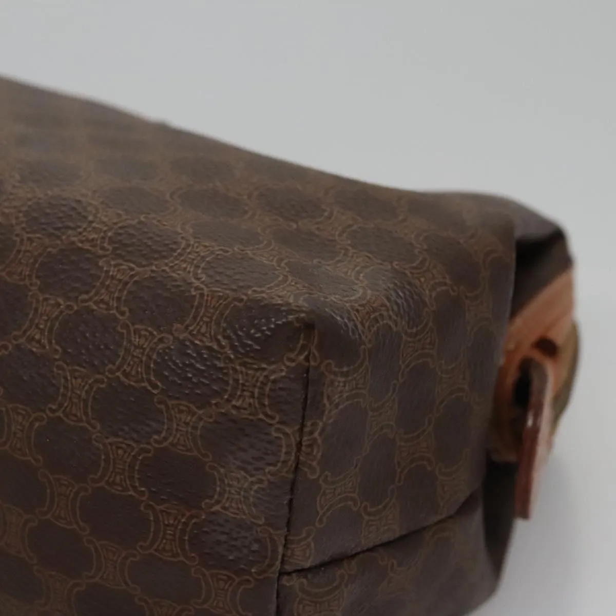 Cline Macadam Canvas Clutch Bag (Pre-Owned)