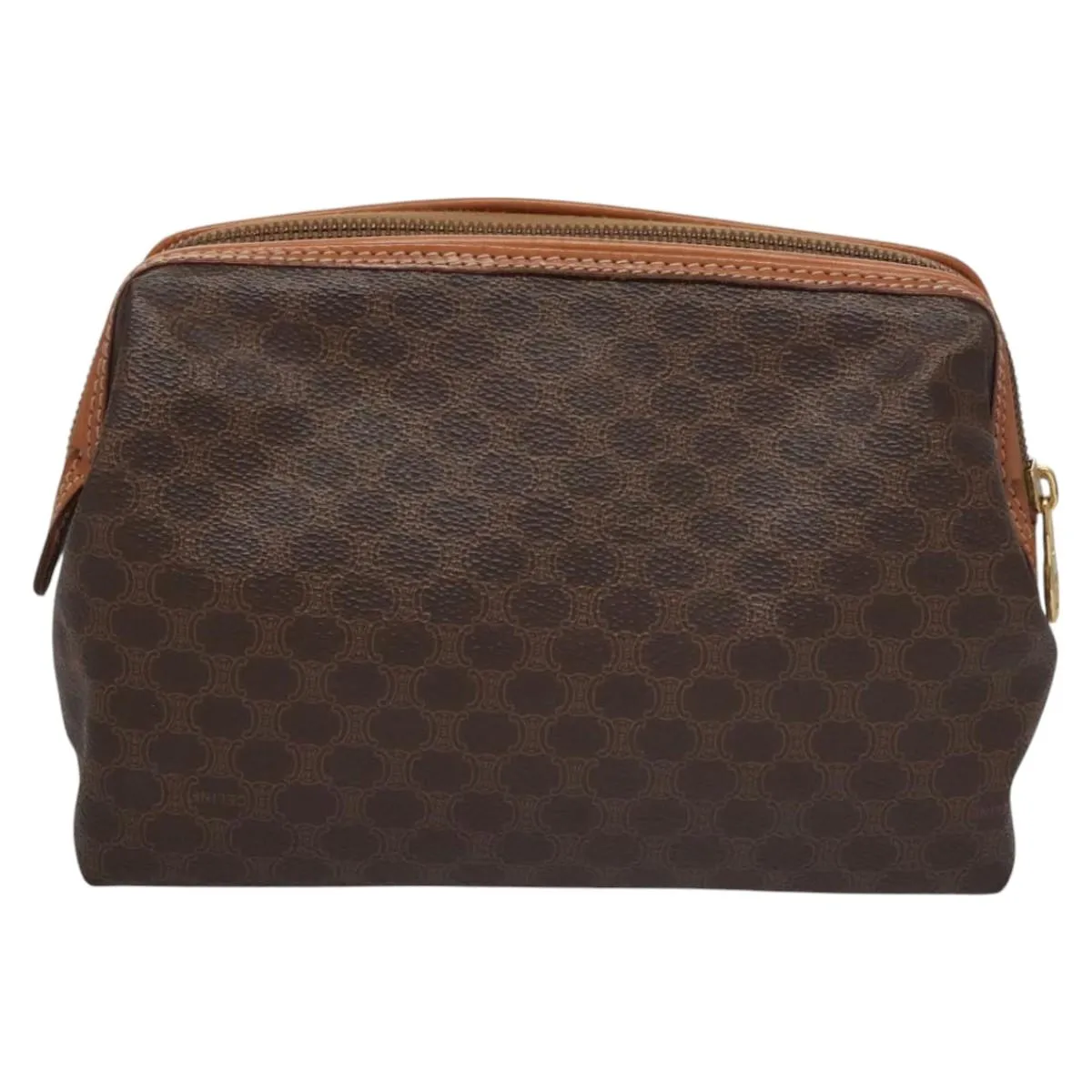 Cline Macadam Canvas Clutch Bag (Pre-Owned)
