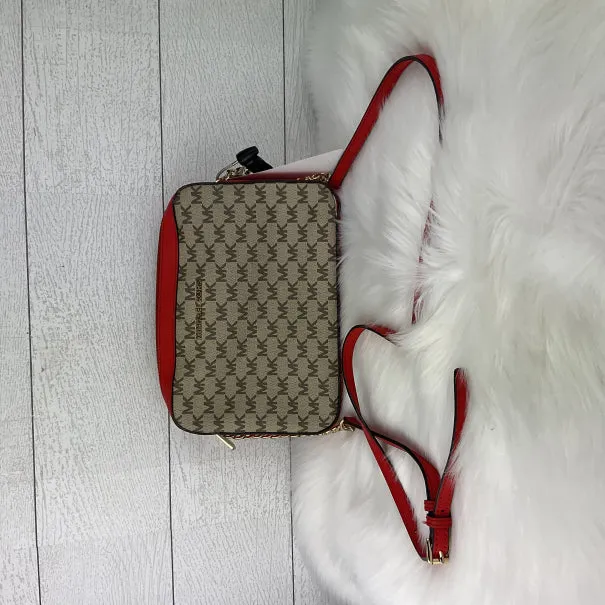 Crossbody Designer By Michael Kors, Size: Medium