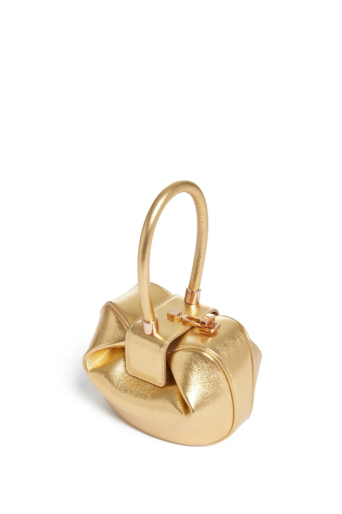 Demi Bag in Gold Metallic Nappa Leather