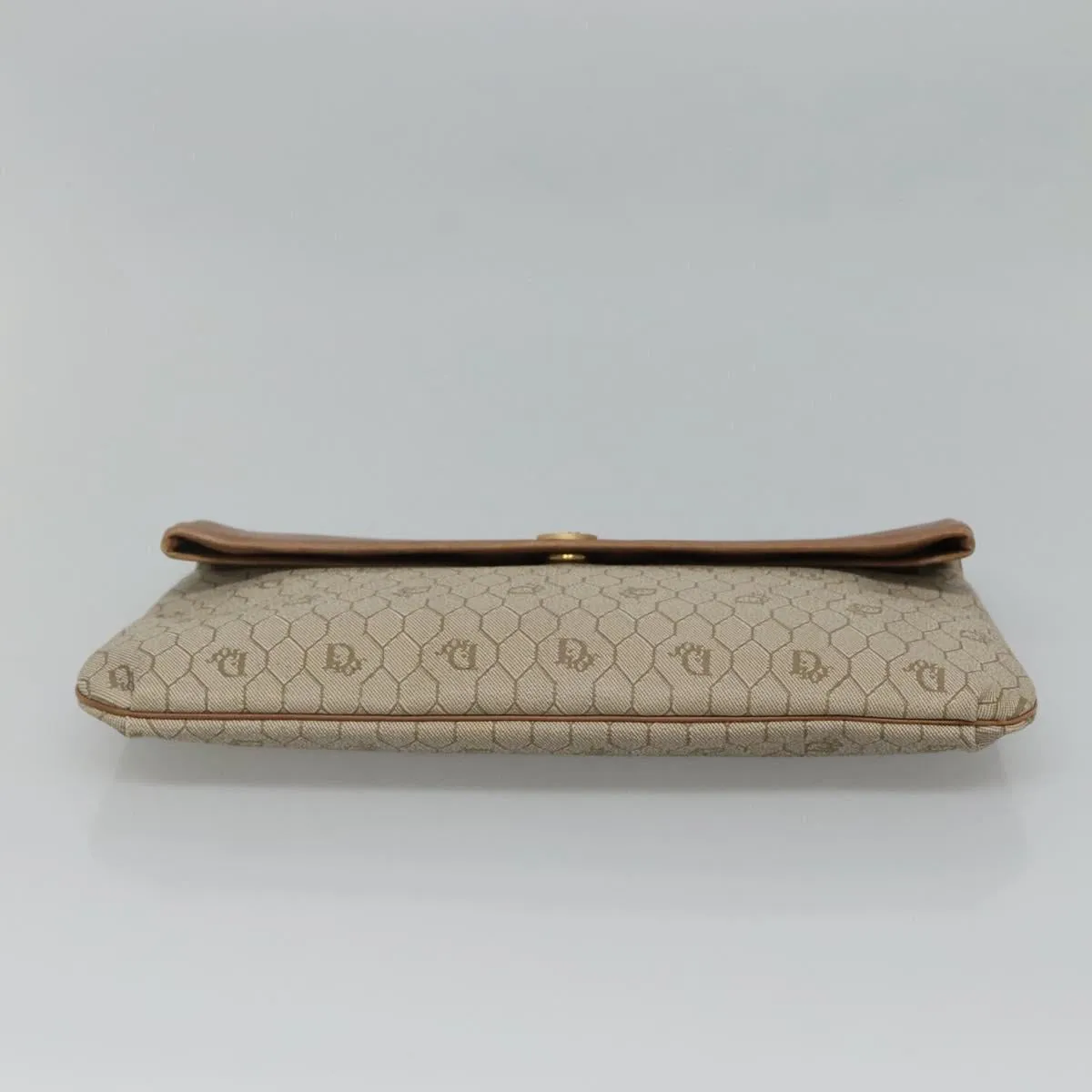 Dior Honeycomb Canvas Clutch Bag (Pre-Owned)