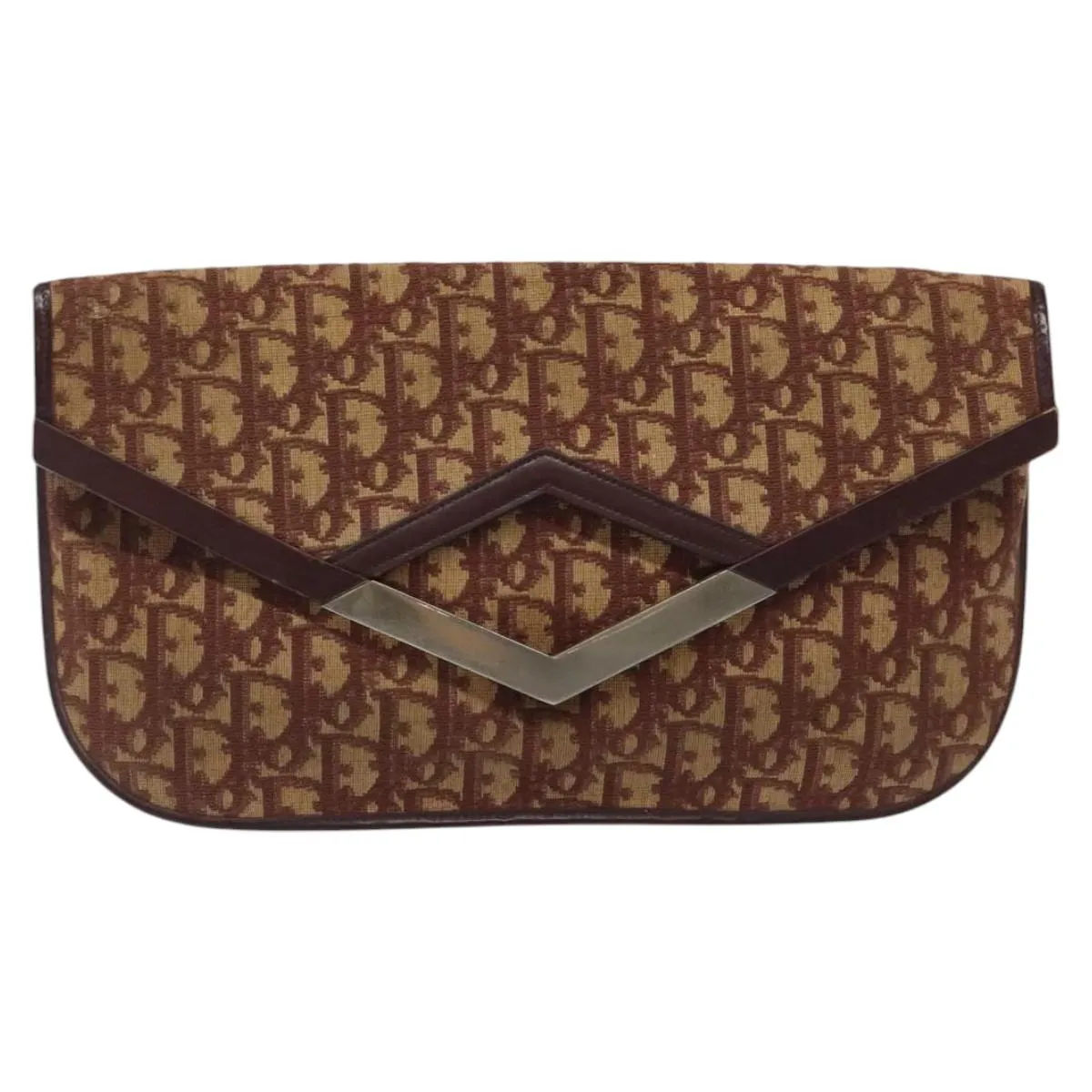 Dior Trotter Canvas Clutch Bag (Pre-Owned)