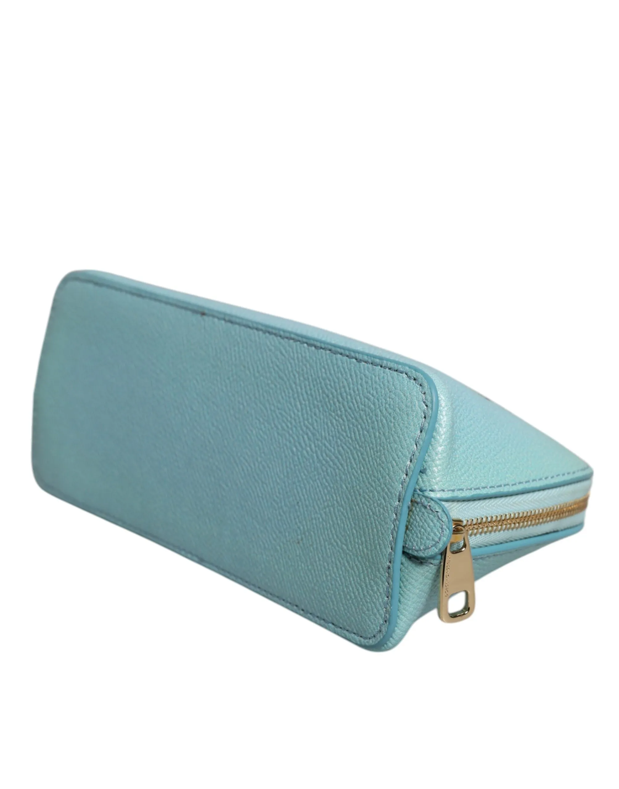 Dolce & Gabbana blue Leather HandWomen's Clutch Mini Purse Pouch Women's Bag (Pre-Owned)