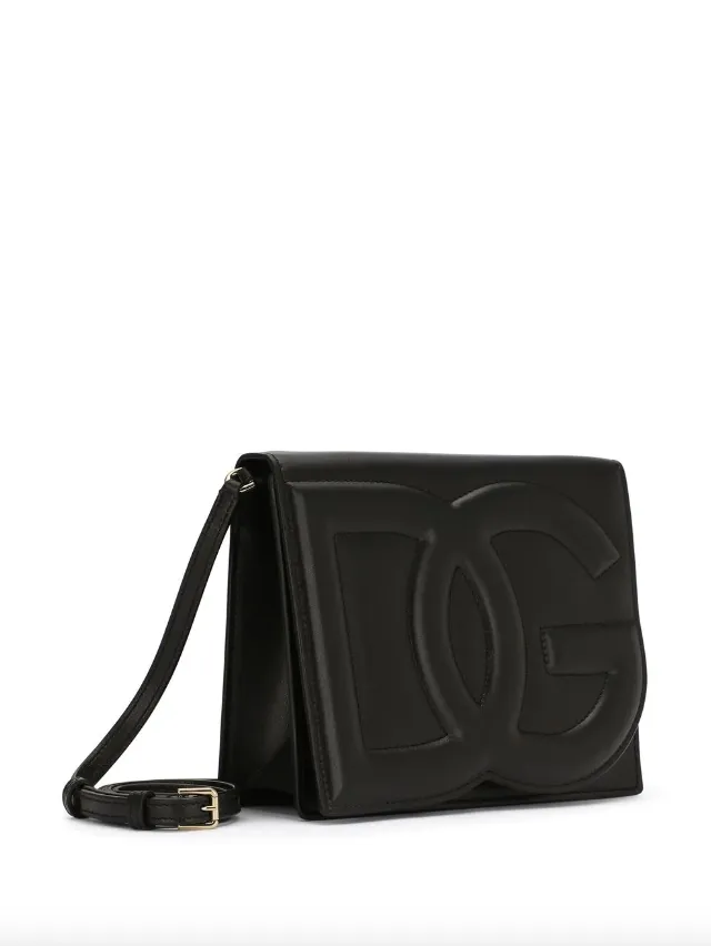 Dolce & Gabbana Calfskin DG logo crossbody bag
