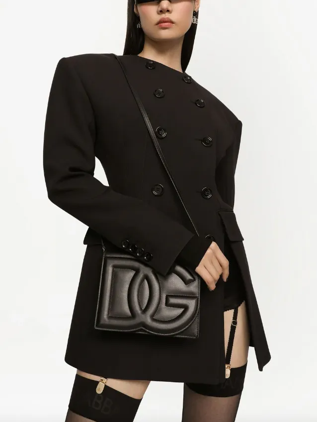 Dolce & Gabbana Calfskin DG logo crossbody bag