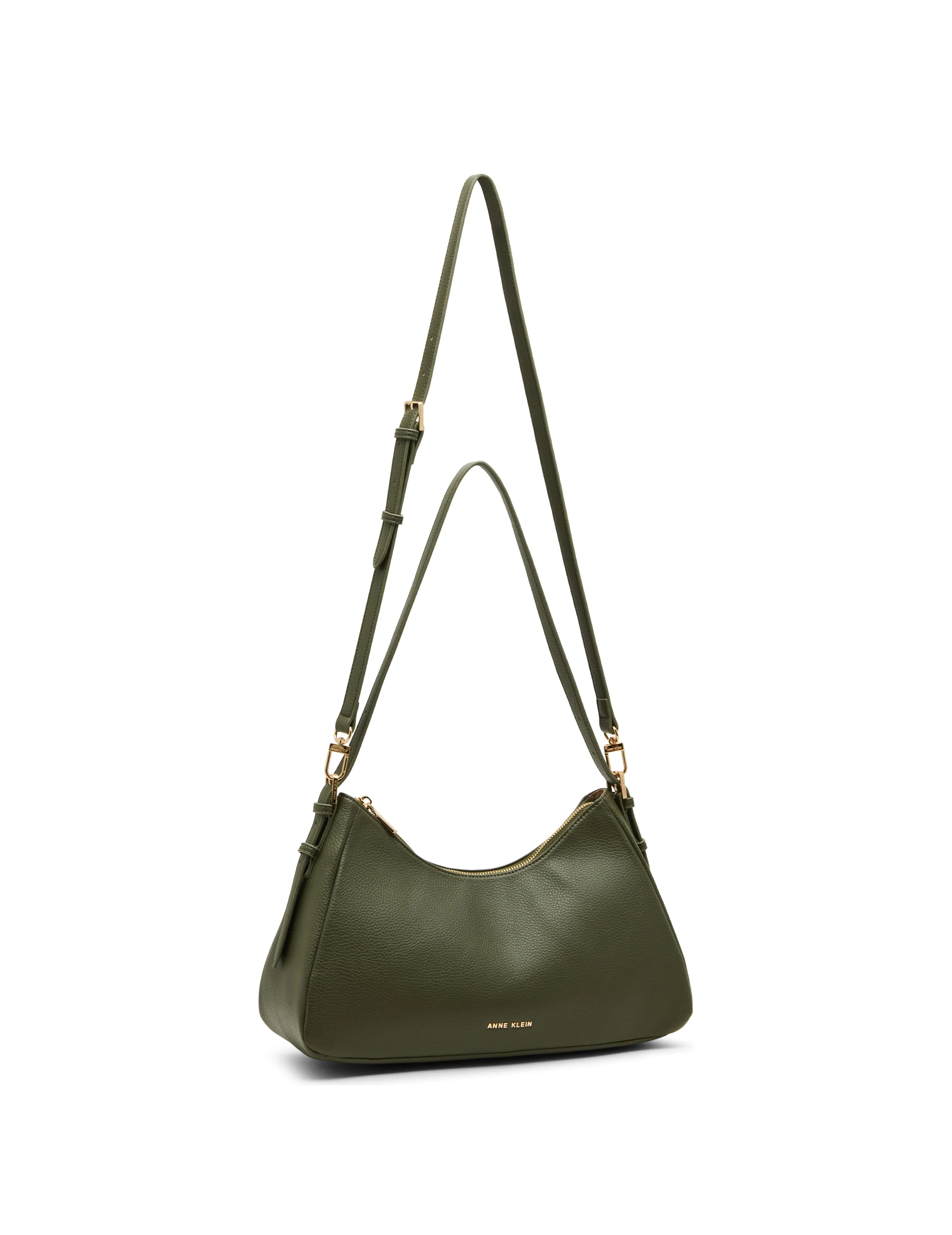 East West Shoulder Bag with Detachable Wristlet Strap