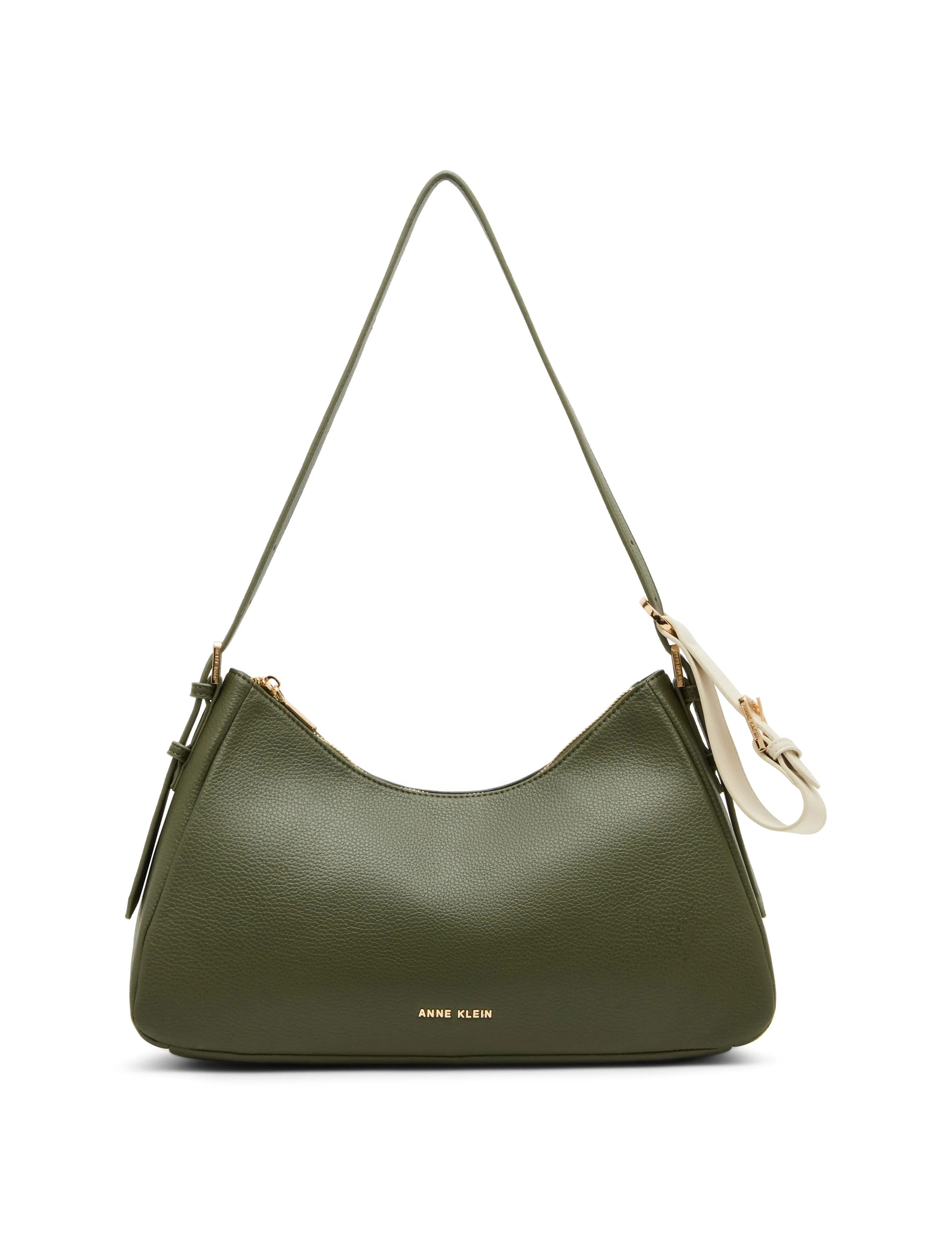 East West Shoulder Bag with Detachable Wristlet Strap