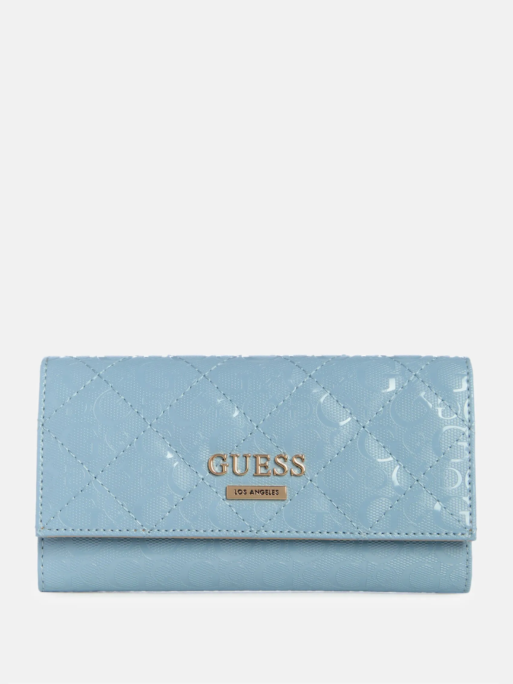 Estonia Quilted Gshine Slim Clutch