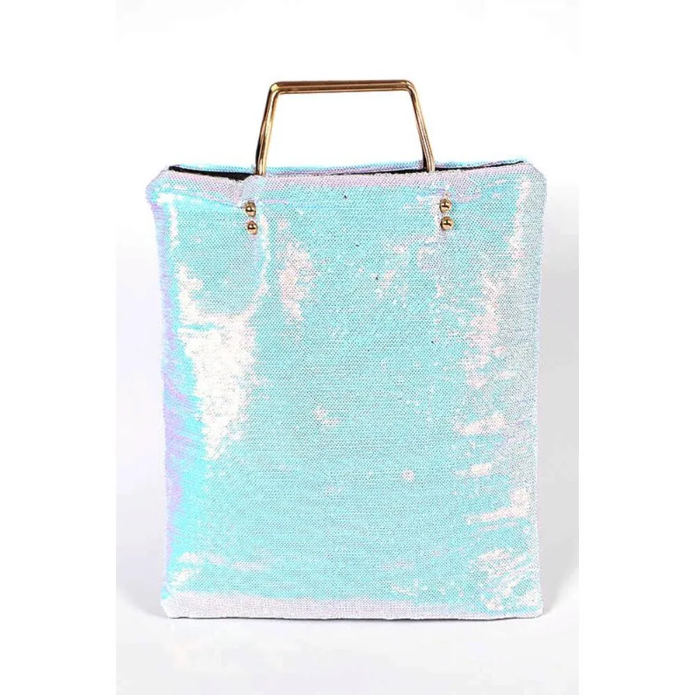 FASHNZFAB Convertible Sequins Folding Clutch