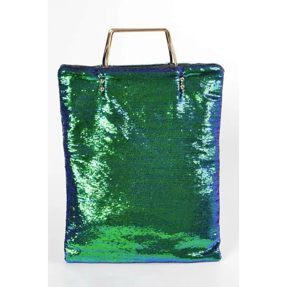 FASHNZFAB Convertible Sequins Folding Clutch