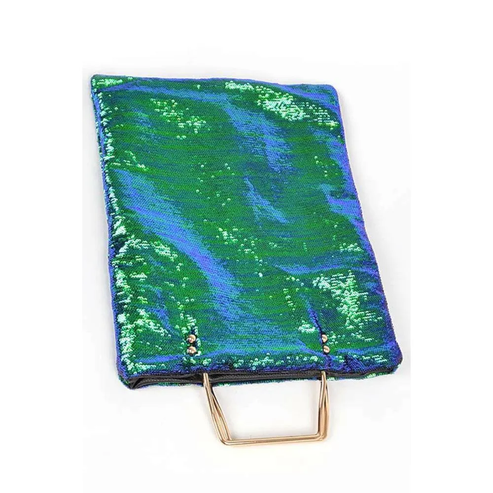 FASHNZFAB Convertible Sequins Folding Clutch