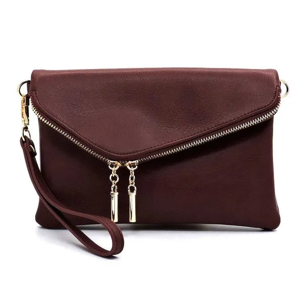 FASHNZFAB Fashion Envelope Foldover Clutch