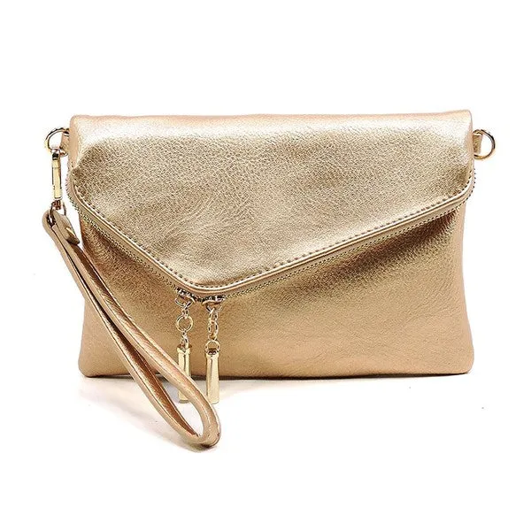 FASHNZFAB Fashion Envelope Foldover Clutch
