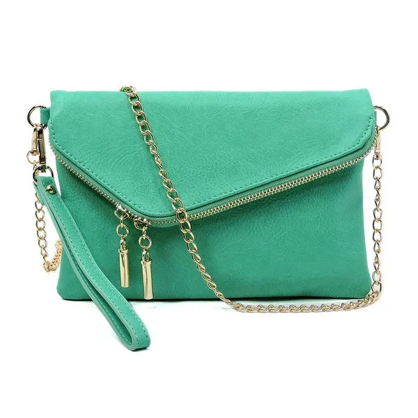 FASHNZFAB Fashion Envelope Foldover Clutch