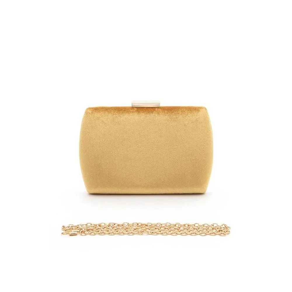 FASHNZFAB Iconic Velvet Box Clutch
