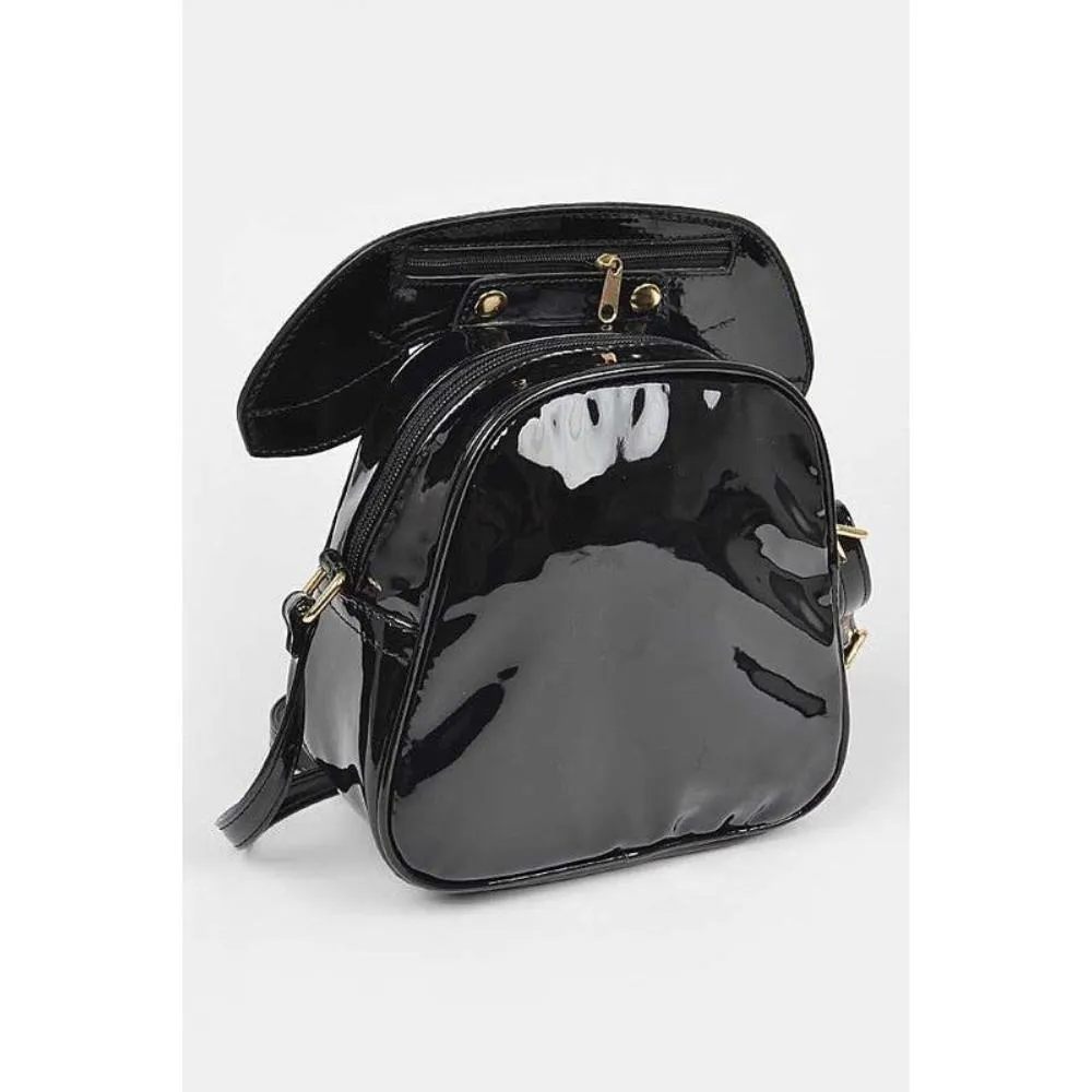 FASHNZFAB Patent Leather Phone Clutch