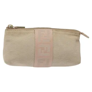 Fendi Canvas Clutch Bag (Pre-Owned)