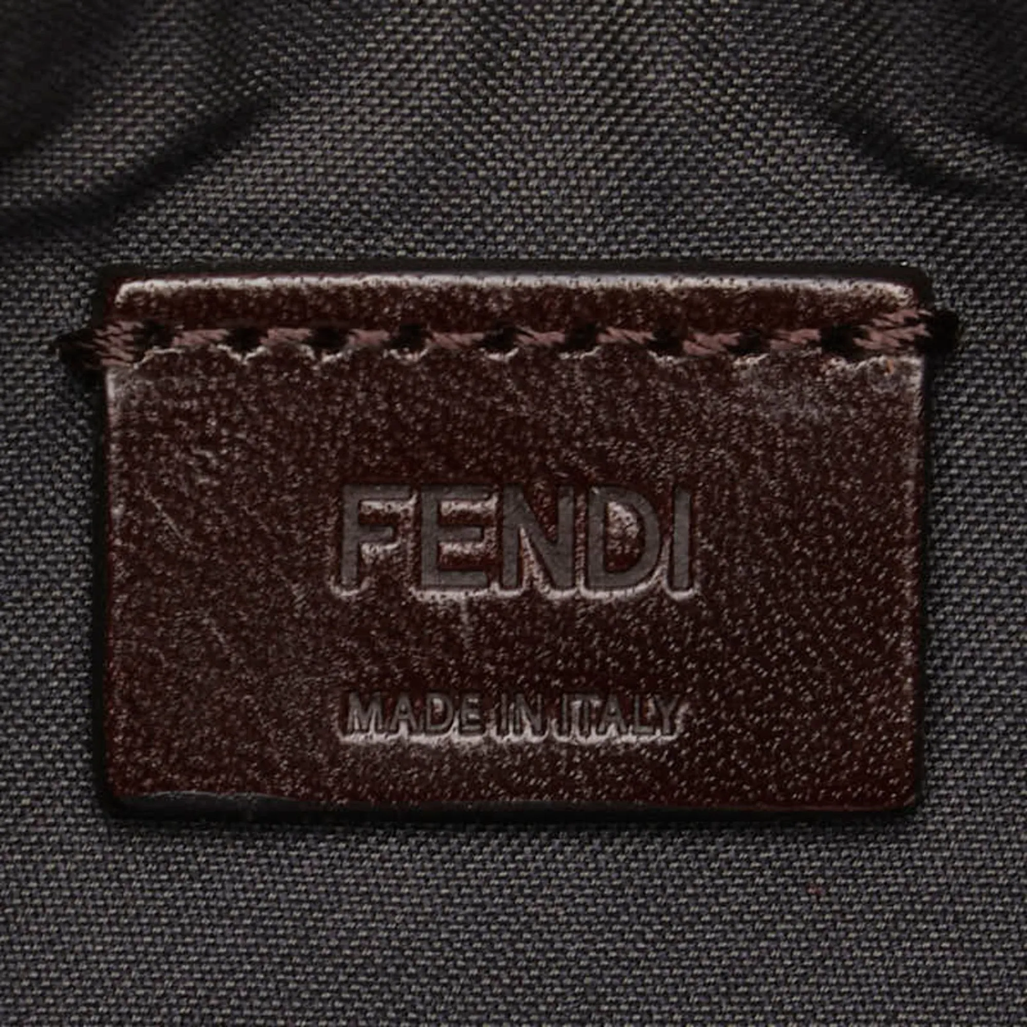 Fendi Leather Clutch Bag Pouch (Pre-Owned)