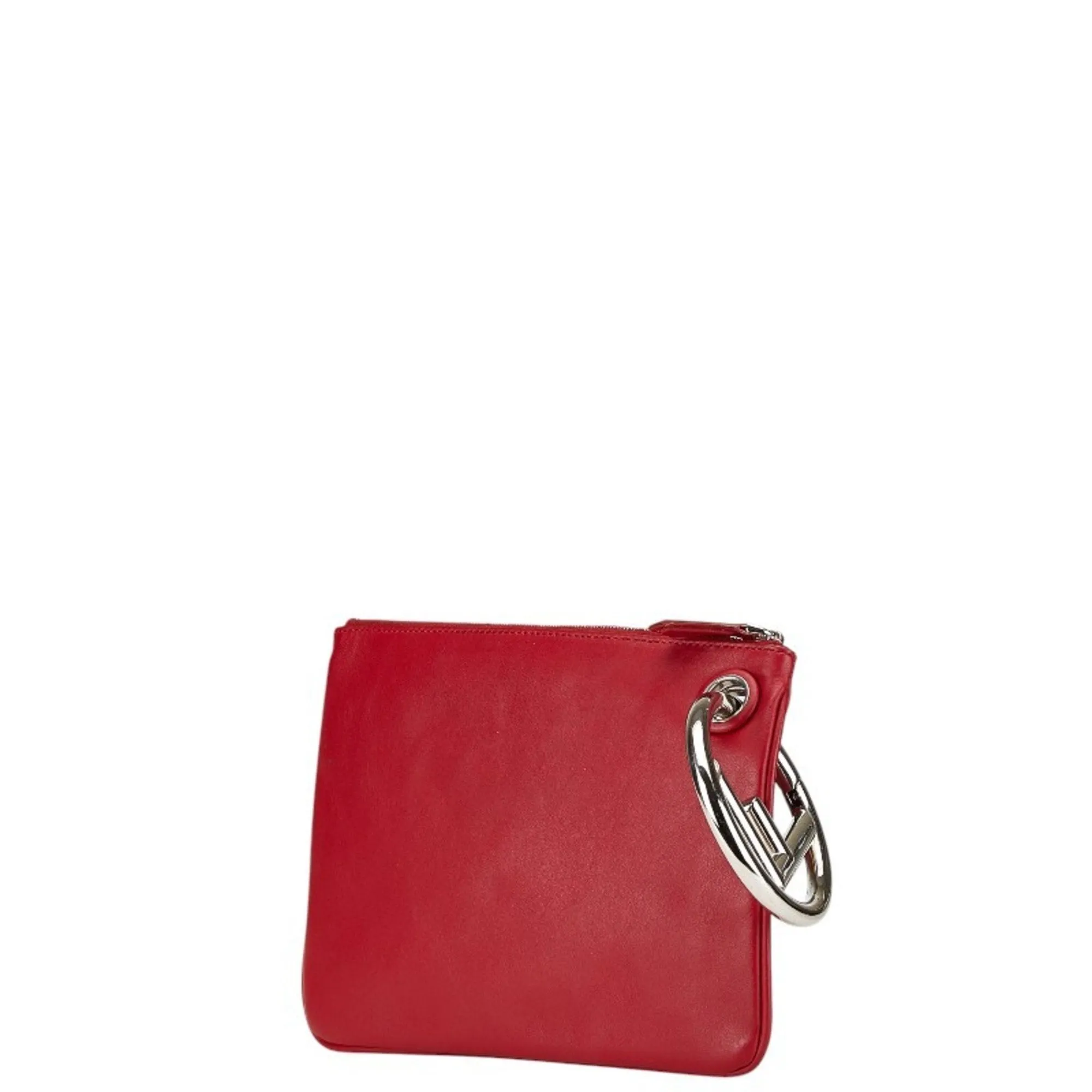 Fendi Leather Clutch Bag Pouch (Pre-Owned)
