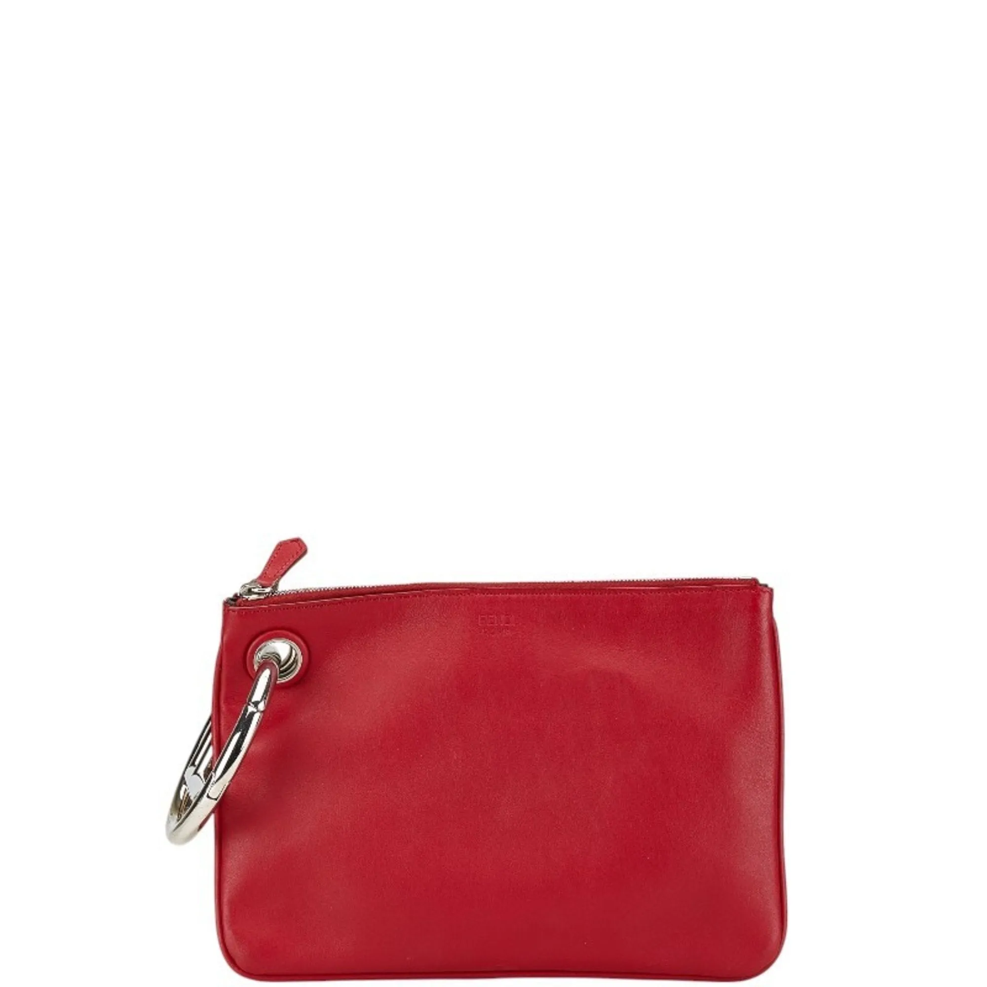 Fendi Leather Clutch Bag Pouch (Pre-Owned)