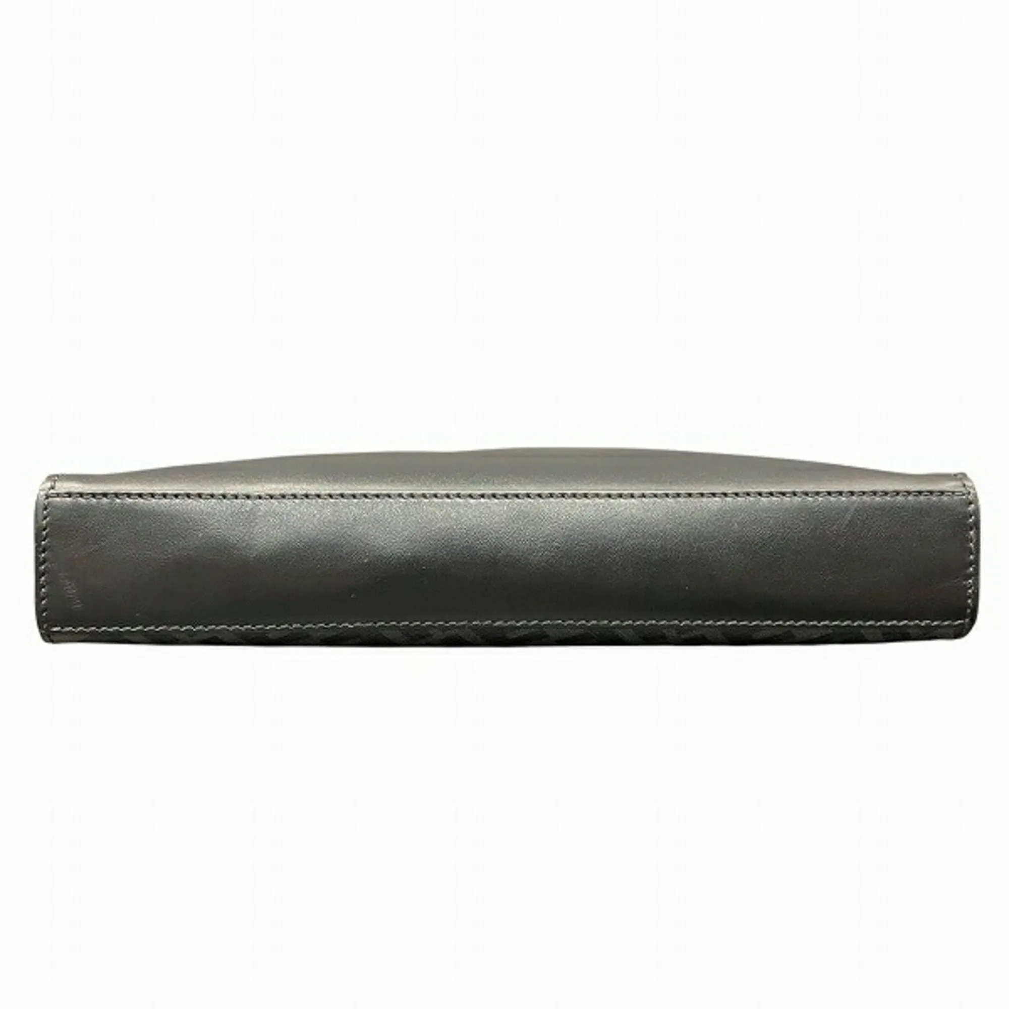 Fendi Zucca yellow Leather Clutch Bag (Pre-Owned)