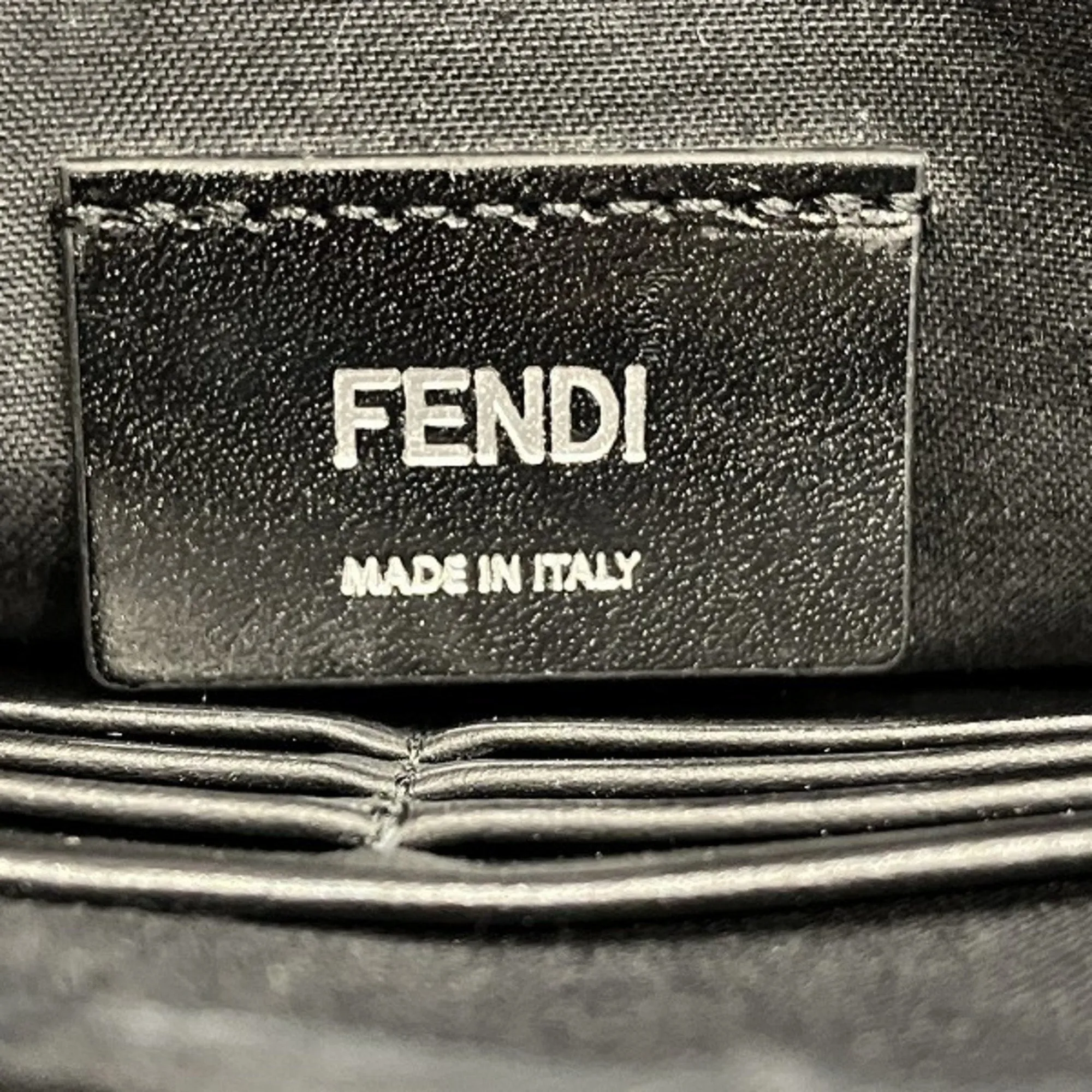 Fendi Zucca yellow Leather Clutch Bag (Pre-Owned)