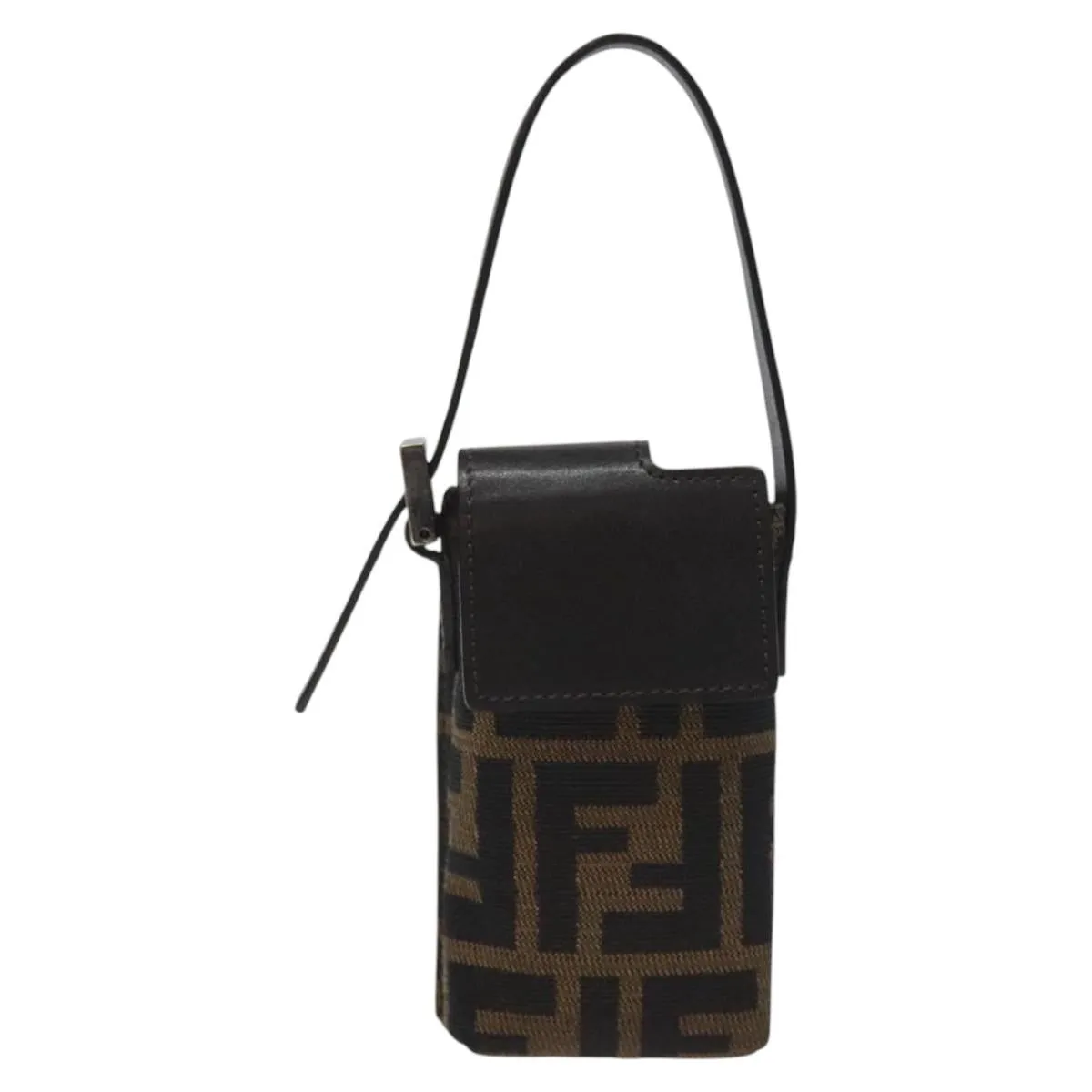 Fendi Zucchino Canvas Clutch Bag (Pre-Owned)