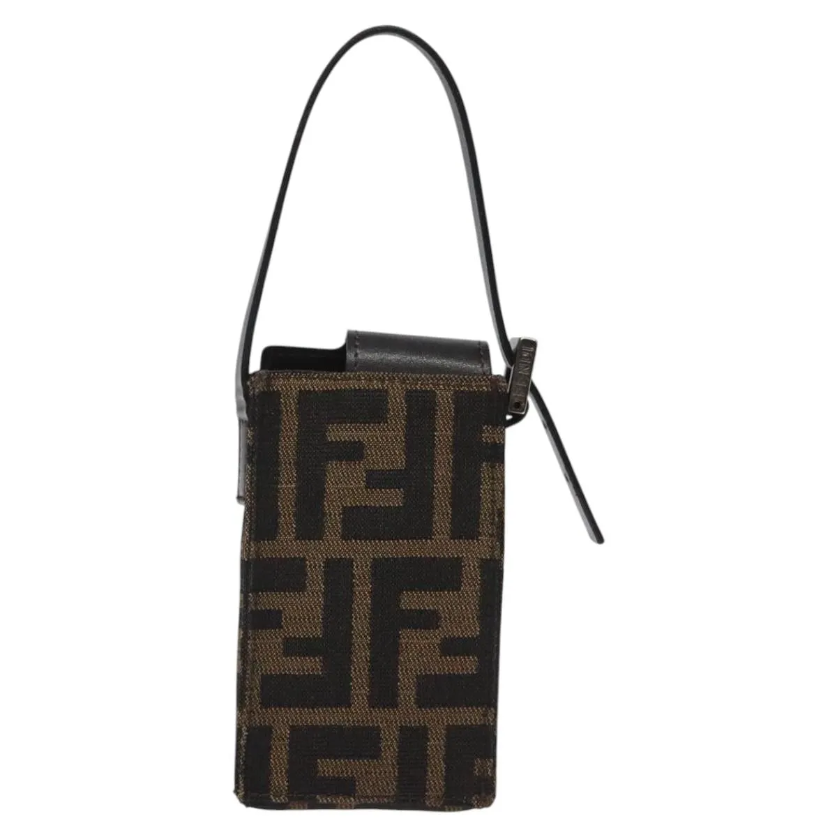 Fendi Zucchino Canvas Clutch Bag (Pre-Owned)