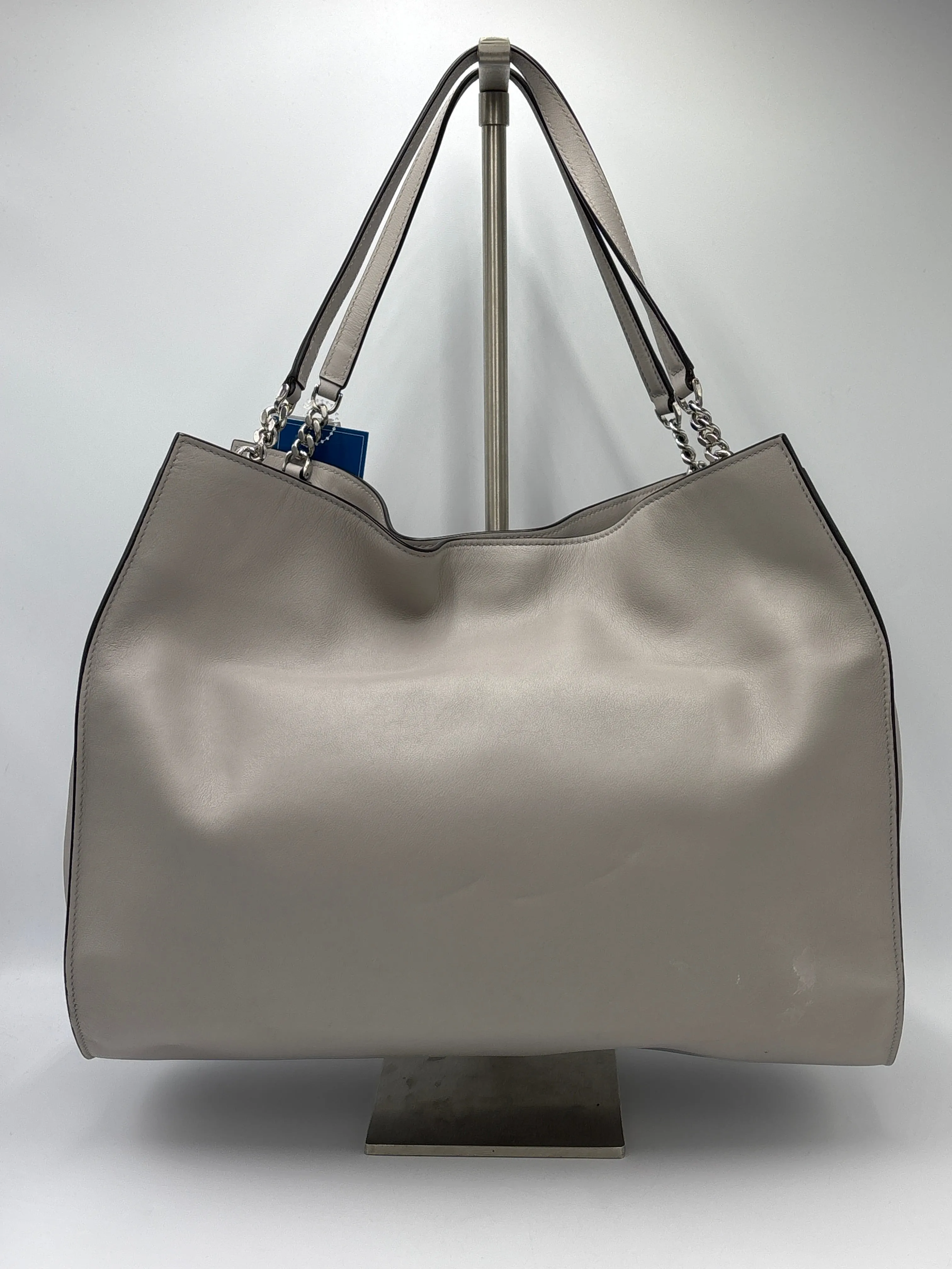 Ferragamo Gancini Clasp Leather Luxury Tote w/ Pouchette