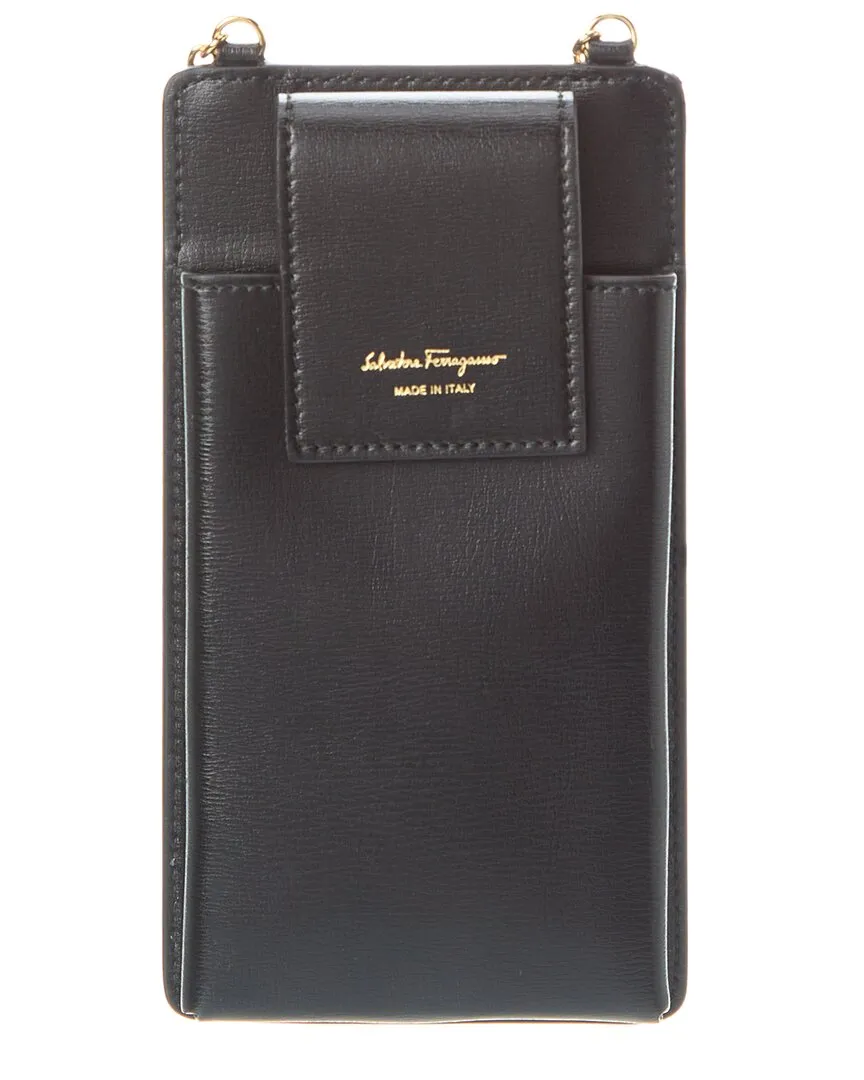 Ferragamo Leather Smartphone Pouch