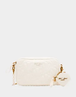 FOR SHORE SOFT CAMERA CROSSBODY CREAM