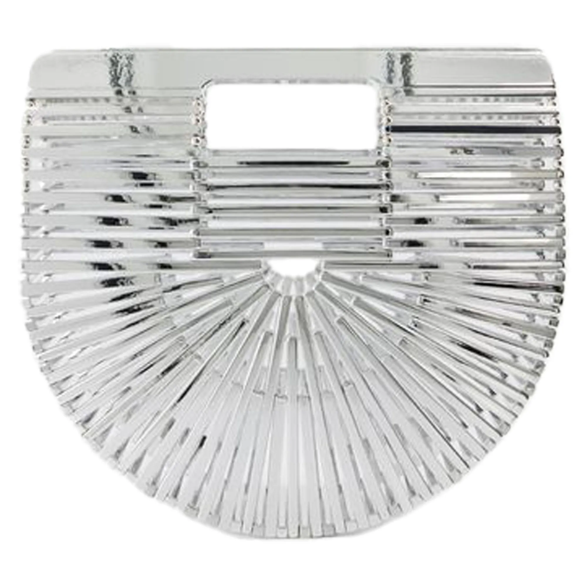 Gaia's Ark Mini Top Handle Clutch - Cult Gaia - Synthetic - Silver