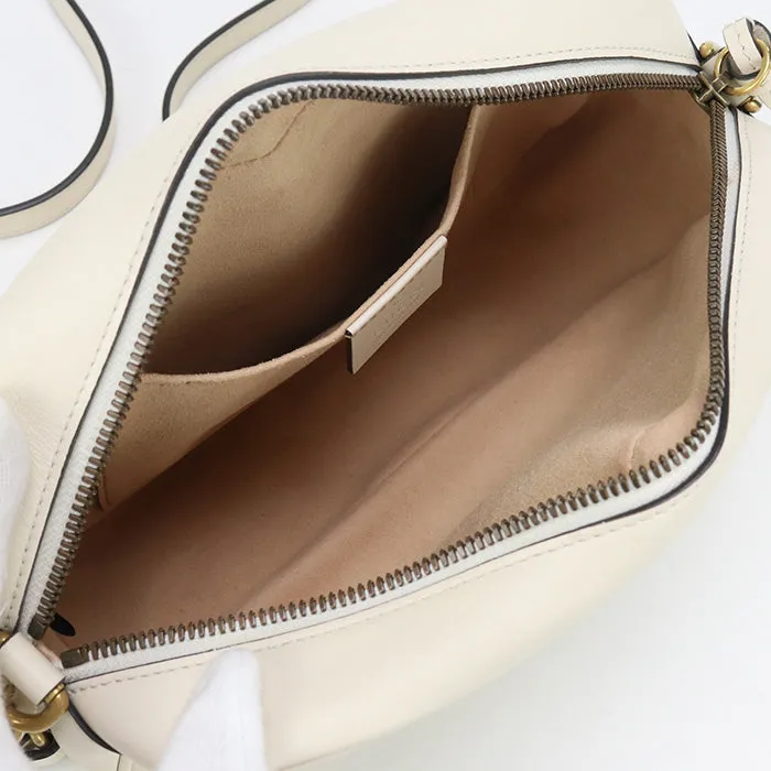 GUCCI 447632 Shoulder Bag GG Marmont Small Shoulder Bag/Quilted Pochette Bag leather white Women