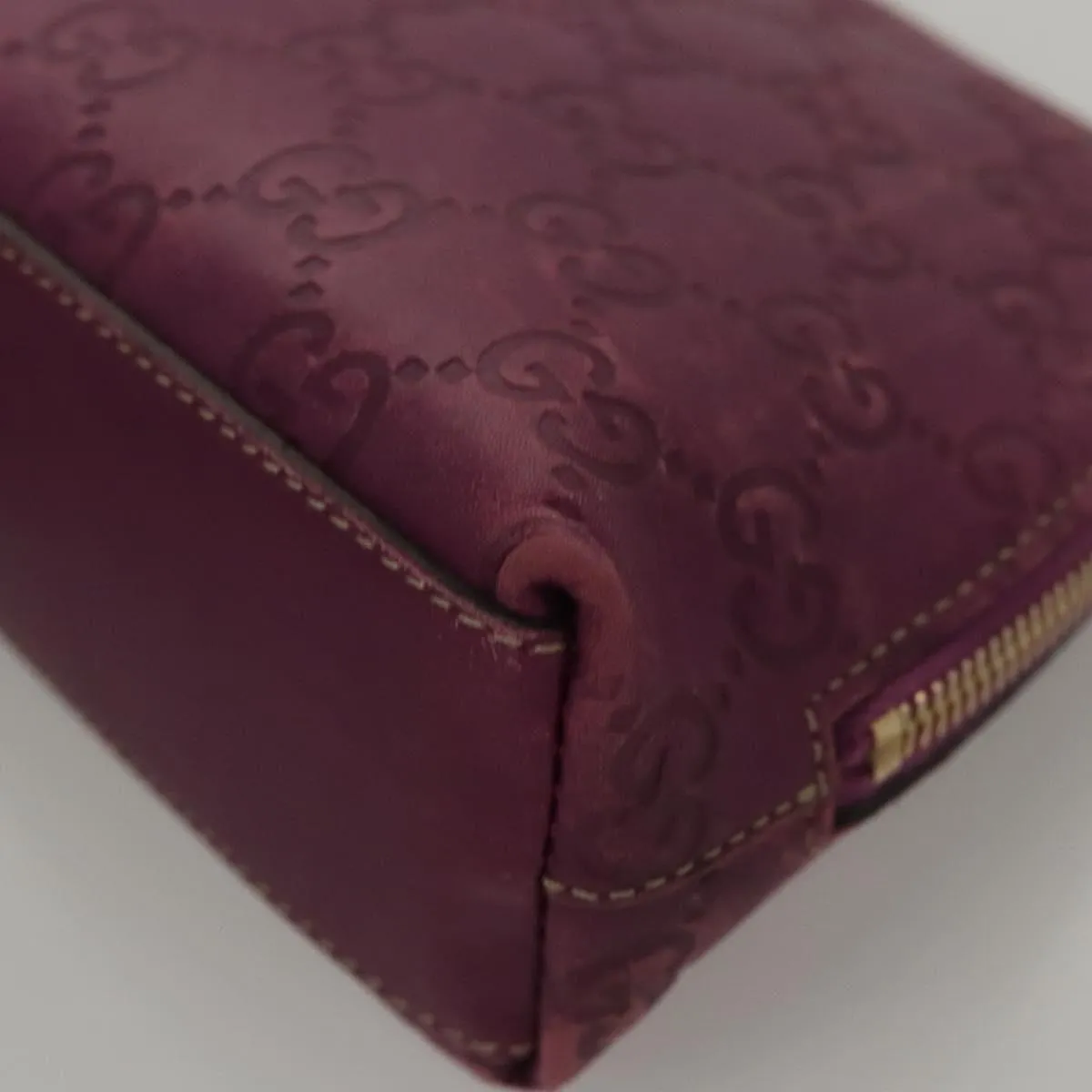 Gucci Guccissima Canvas Clutch Bag (Pre-Owned)