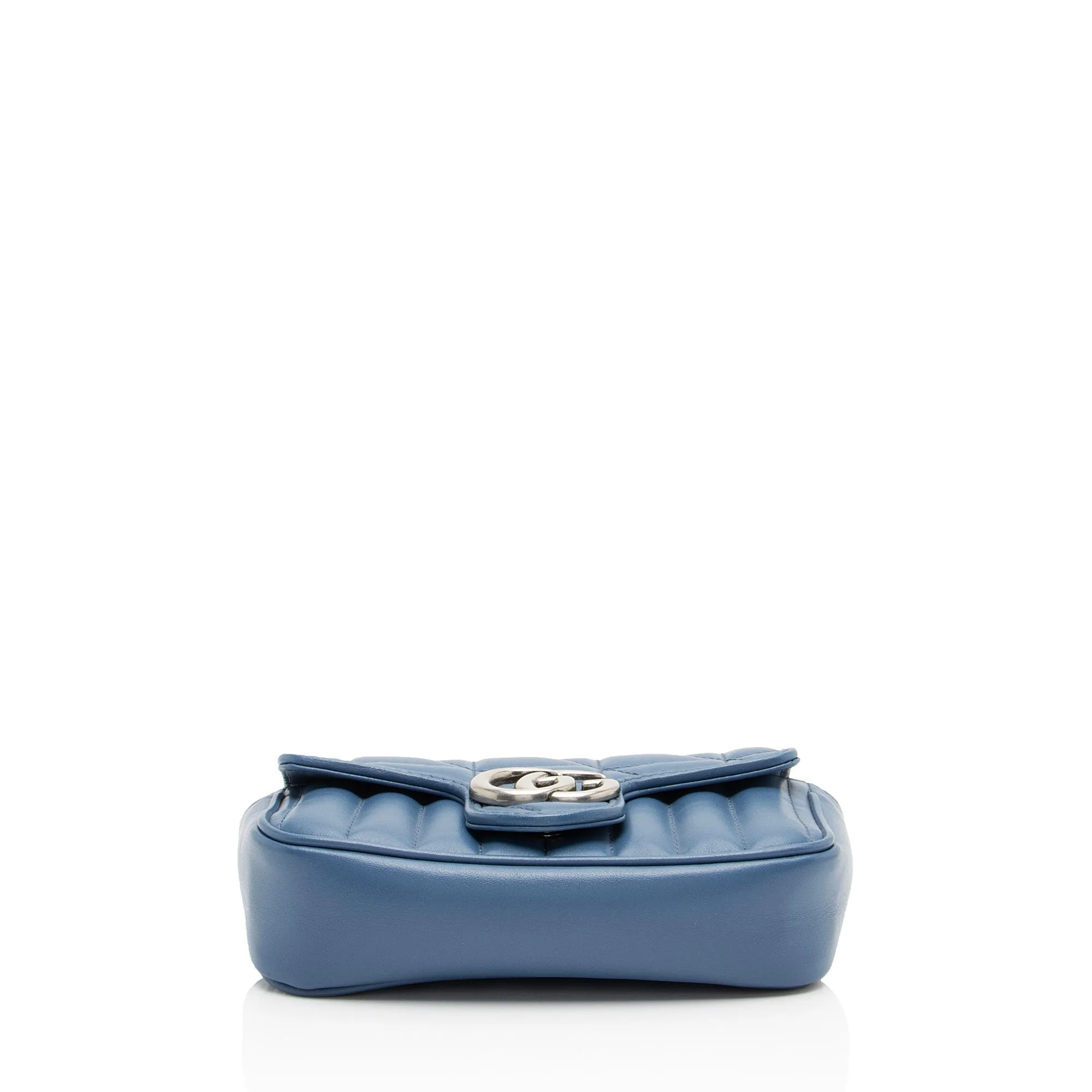 Gucci Mixed Matelasse Leather GG Marmont Aria Super Mini Flap Bag