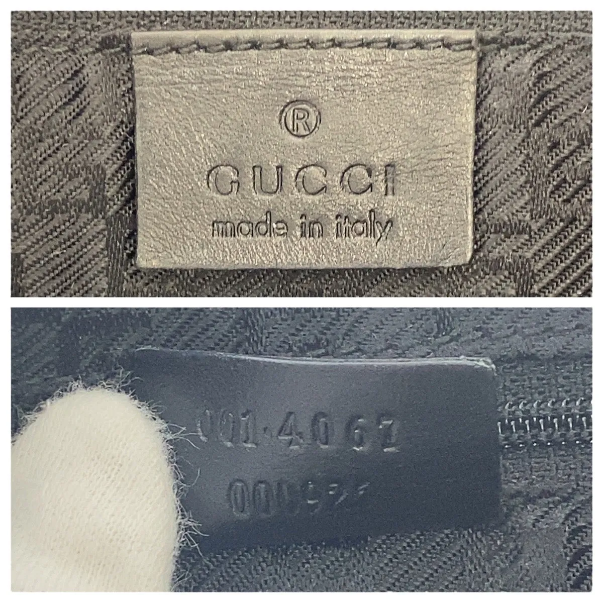 GUCCI Shoulder Bag 001 4067 Suede Brown Duonisos