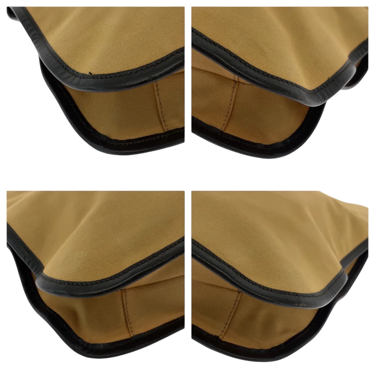 GUCCI Shoulder Bag 001 4321 canvas Brown red green Sherry line