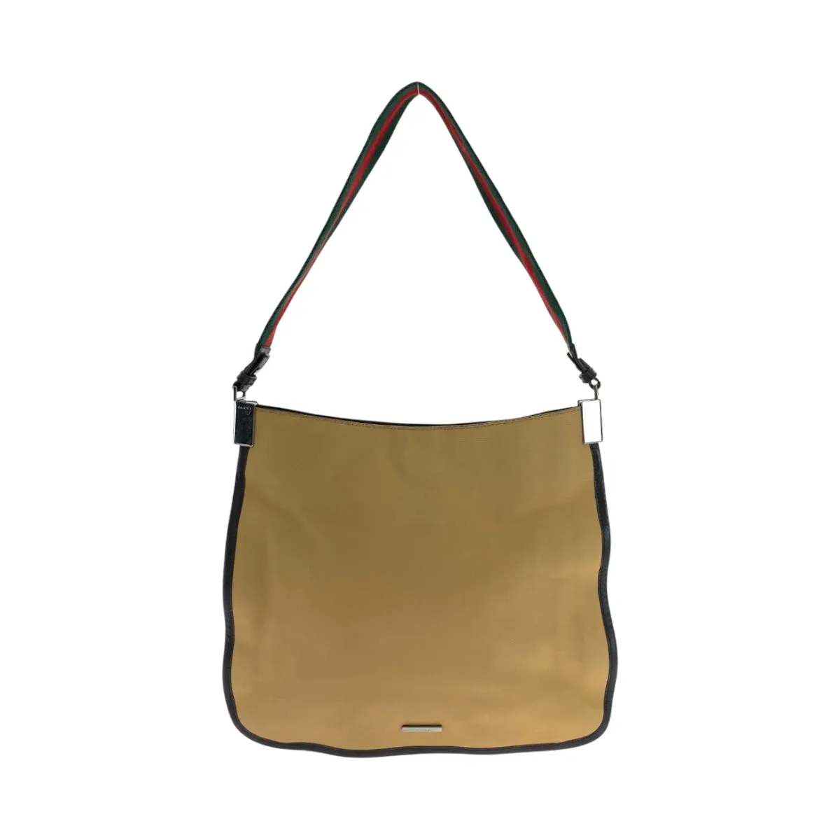GUCCI Shoulder Bag 001 4321 canvas Brown red green Sherry line