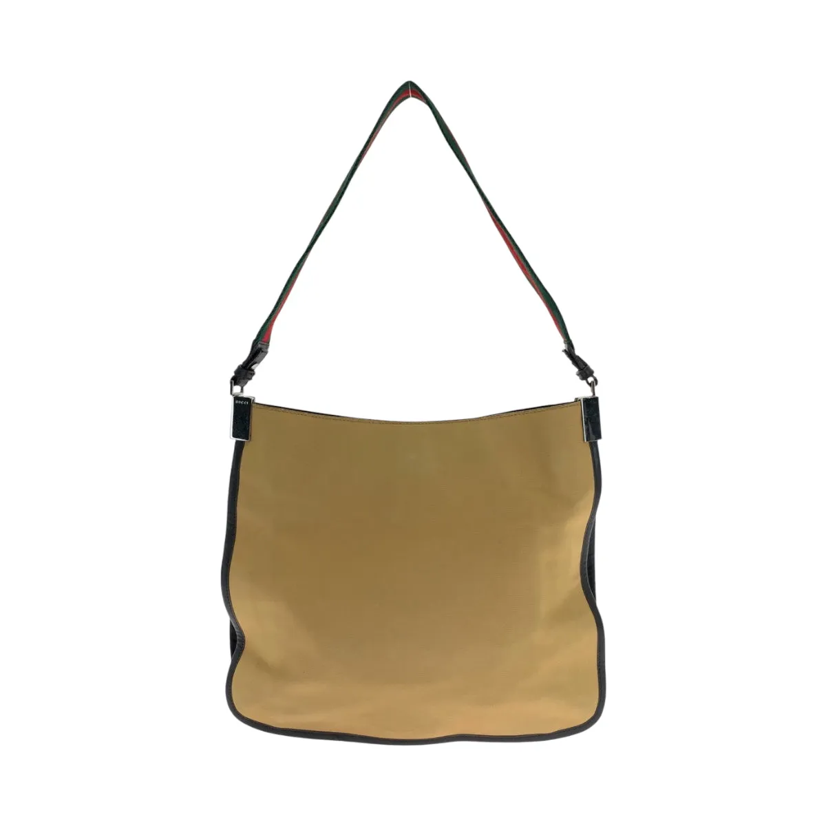 GUCCI Shoulder Bag 001 4321 canvas Brown red green Sherry line
