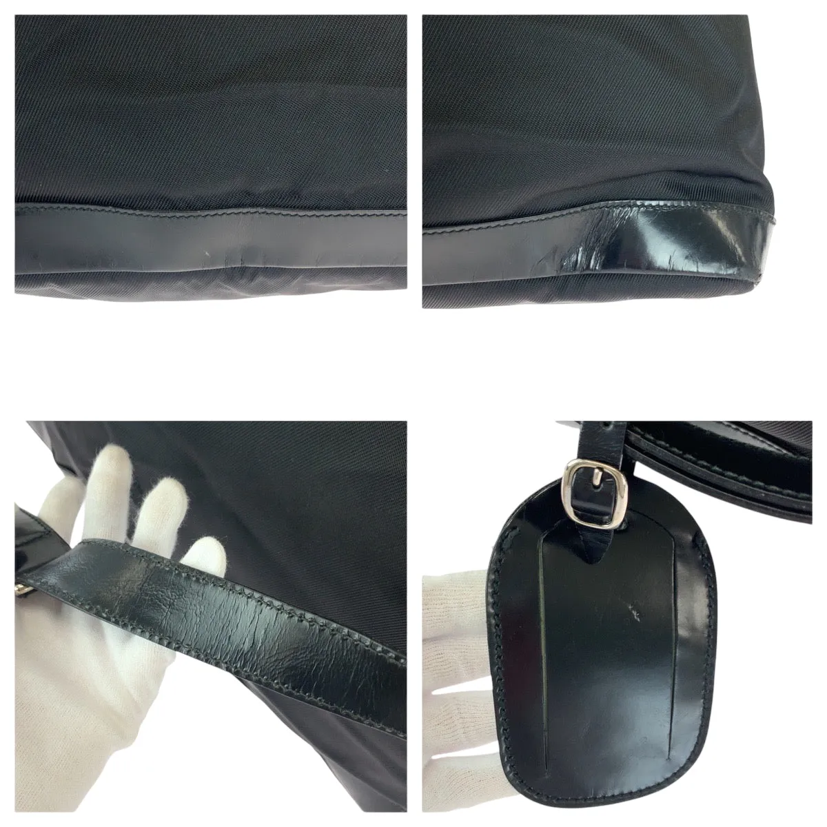 GUCCI Shoulder Bag 012 0153 Nylon black