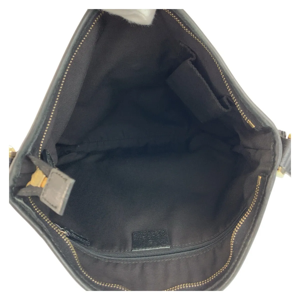 GUCCI Shoulder Bag 131326 GG canvas black Abbey