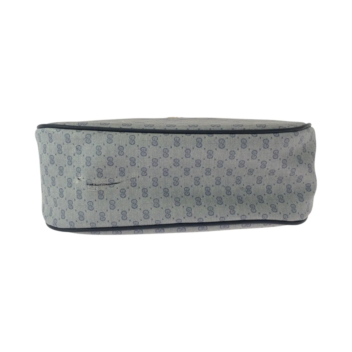 GUCCI Shoulder Bag 89 02 077 GG Supreme Canvas gray Shoulder Bag pochette Old Gucci Women Used