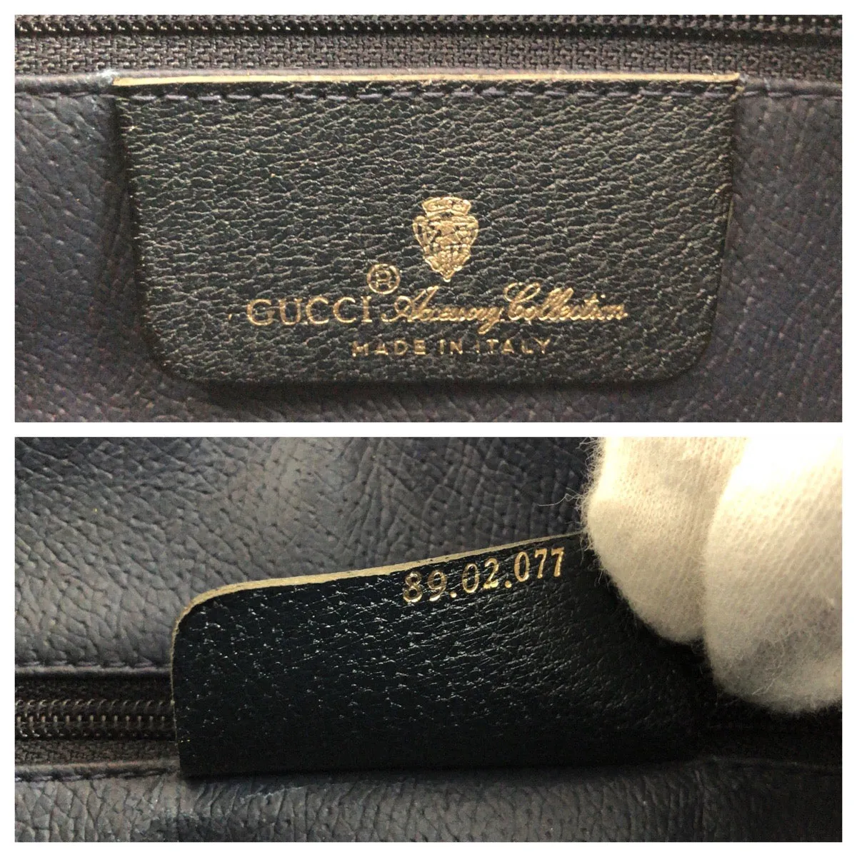 GUCCI Shoulder Bag 89 02 077 GG Supreme Canvas gray Shoulder Bag pochette Old Gucci Women Used