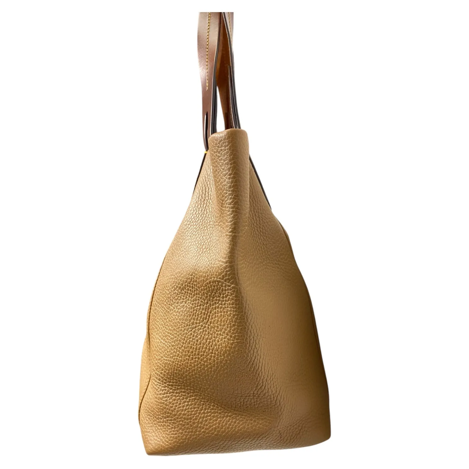 Handbag Designer By Dooney And Bourke In Brown & Tan, Size:Large