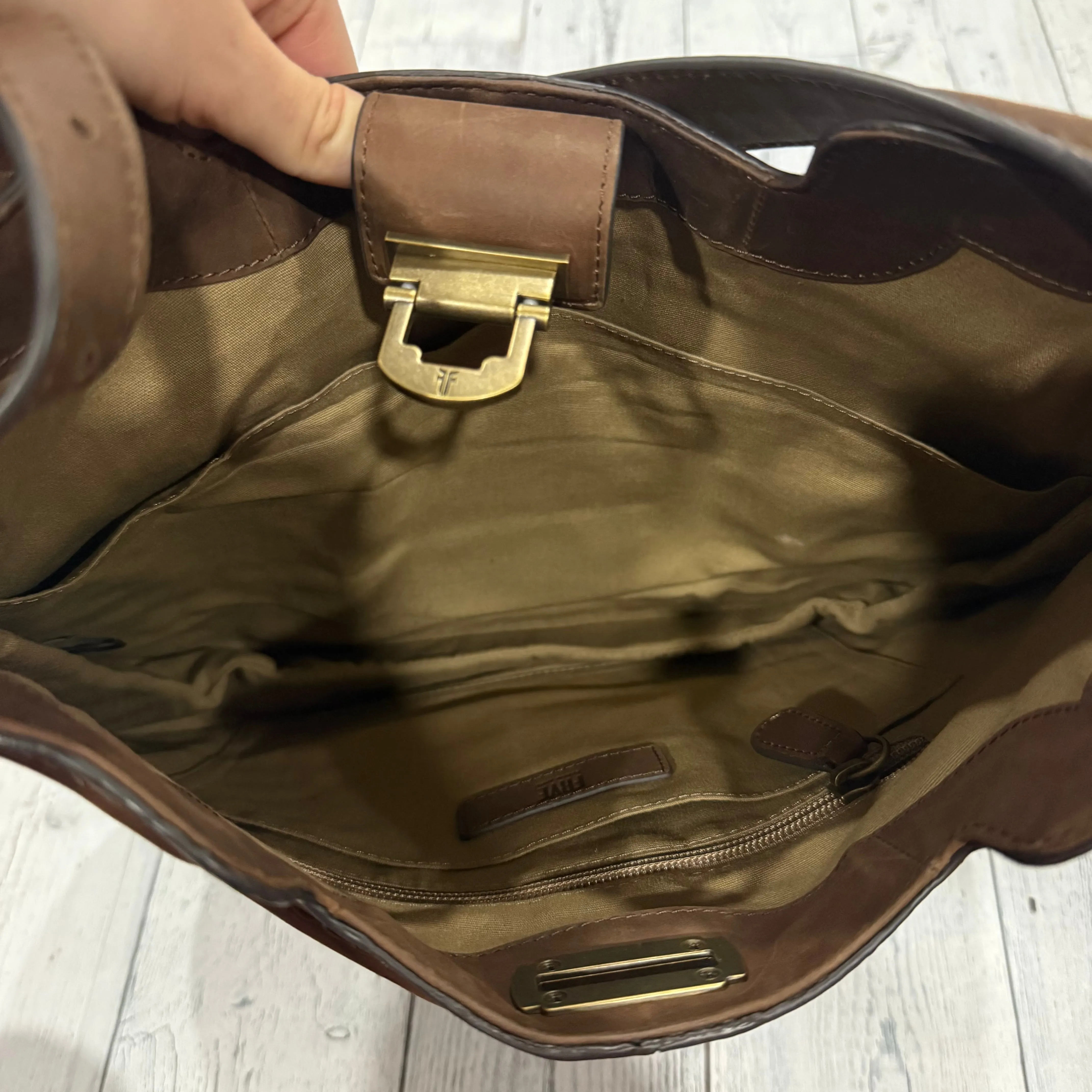Handbag Designer By Frye, Size: Medium