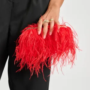 Harlow Evening Bag In Red