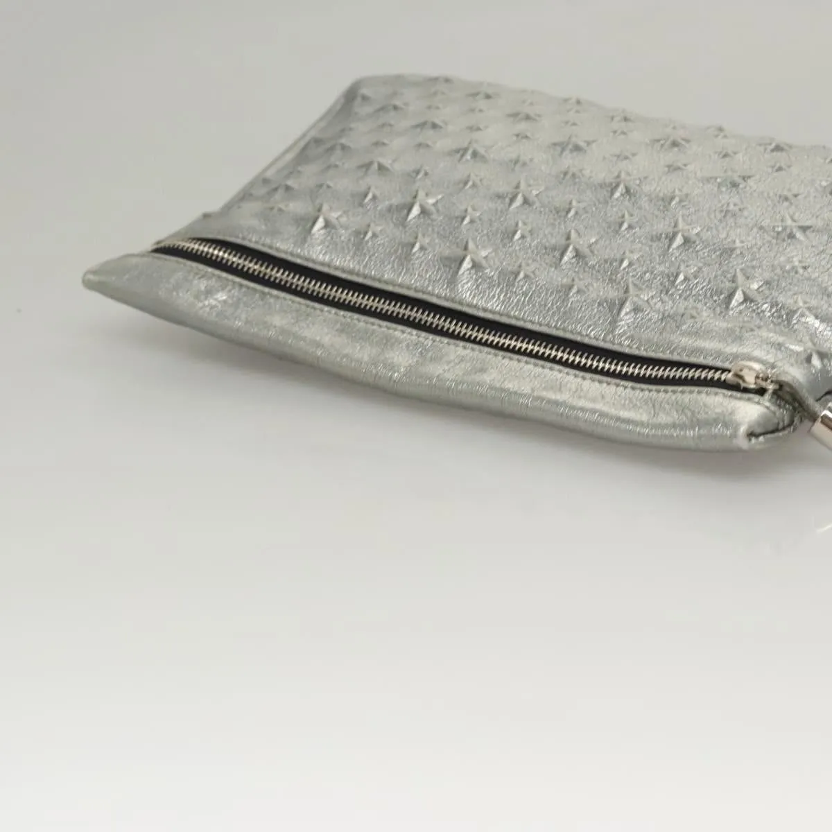 Jimmy Choo Star Studs Leather Clutch Bag (Pre-Owned)