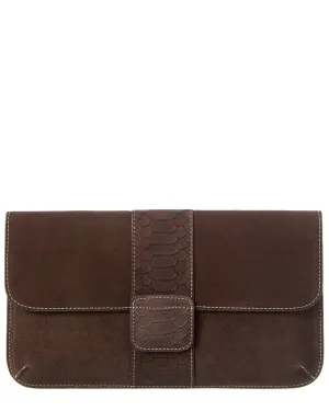 J.McLaughlin Xena Suede Clutch
