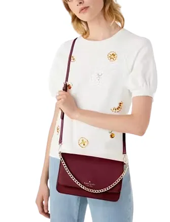 Kate Spade New York Madison Saffiano Leather Flap Convertible Crossbody