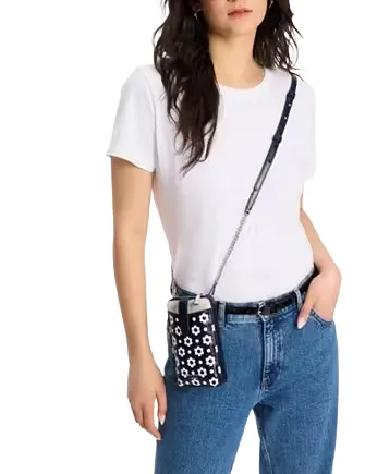Kate Spade New York Morgan Daisy North South Zip Phone Crossbody